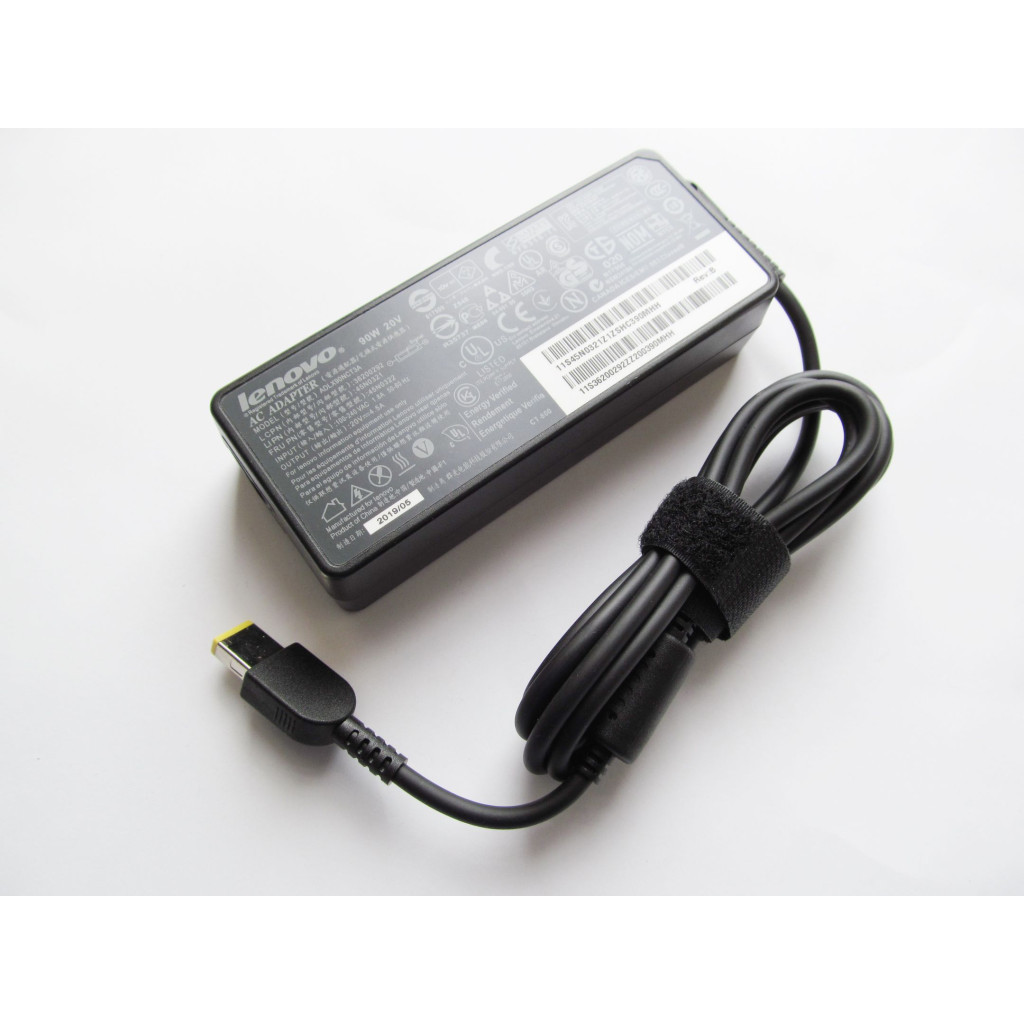 Блок живлення до ноутбуку Lenovo 90W 20V 4.5А разъем прямоугольный (pin inside) (ADLX90NСT3A / ADLX90NLT3A) - зображення 2