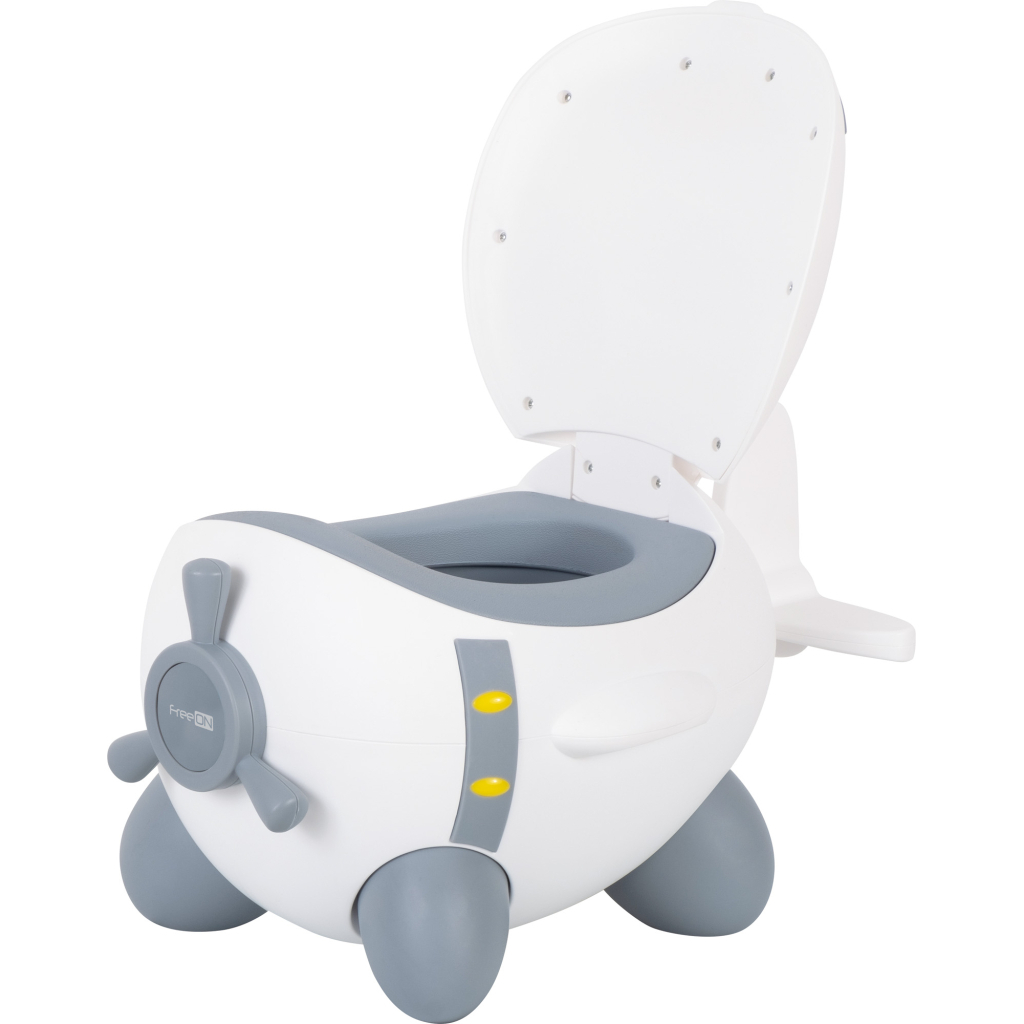 Горщик FreeON Plane White-Grey (42318) - зображення 1