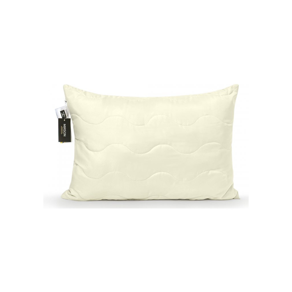 Ковдра MirSon Набір вовняний №1677 Eco Light Creamy 155х215 + подушка (2200002656689) - зображення 5