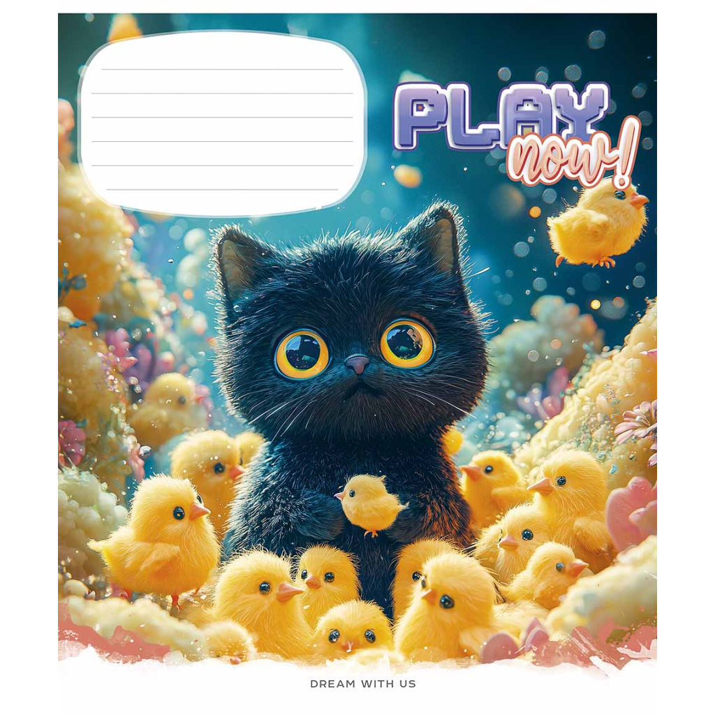 Зошит Школярик Play now 12 аркушів коса лінія (012-3556C) - зображення 5