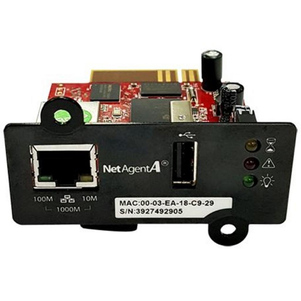 Мережева карта Powercom SNMP-адаптер NetAgent (DA807) 1-port (DA807) - зображення 1