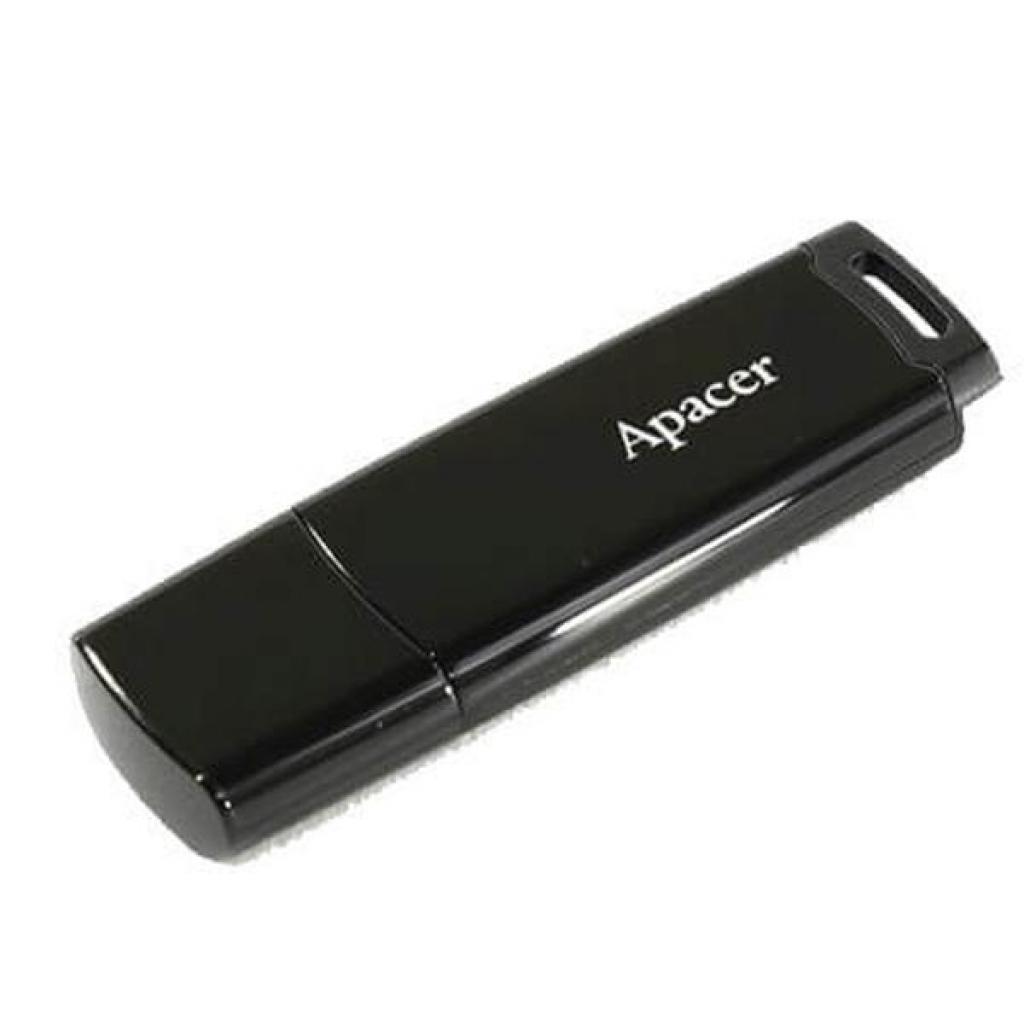 USB флеш накопичувач Apacer 64GB AH336 Black USB 2.0 (AP64GAH336B-1) - зображення 3