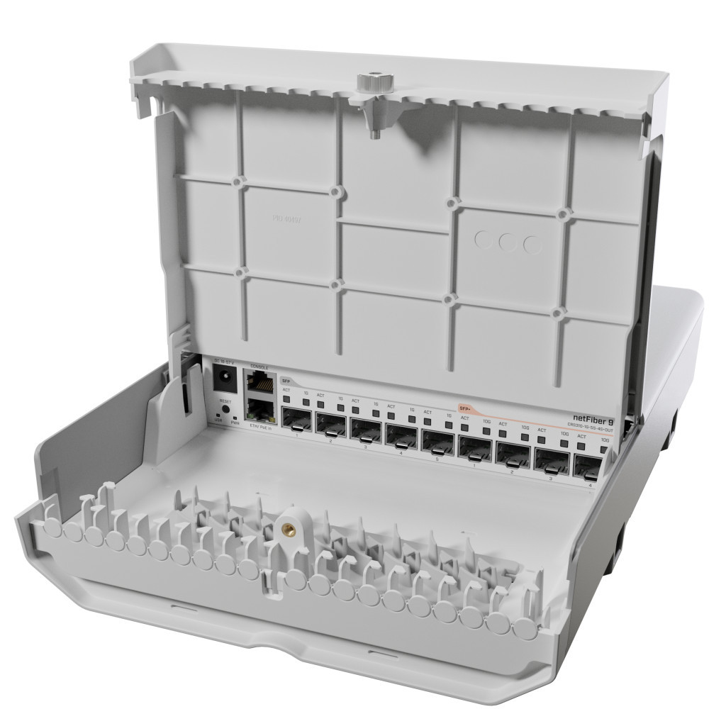 Комутатор мережевий Mikrotik CRS310-1G-5S-4S+OUT - зображення 1