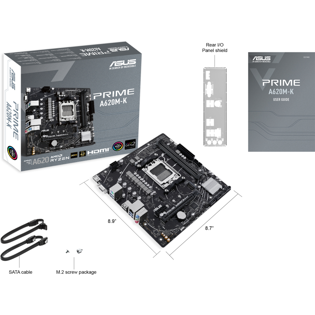 Материнська плата ASUS PRIME A620M-K - зображення 8
