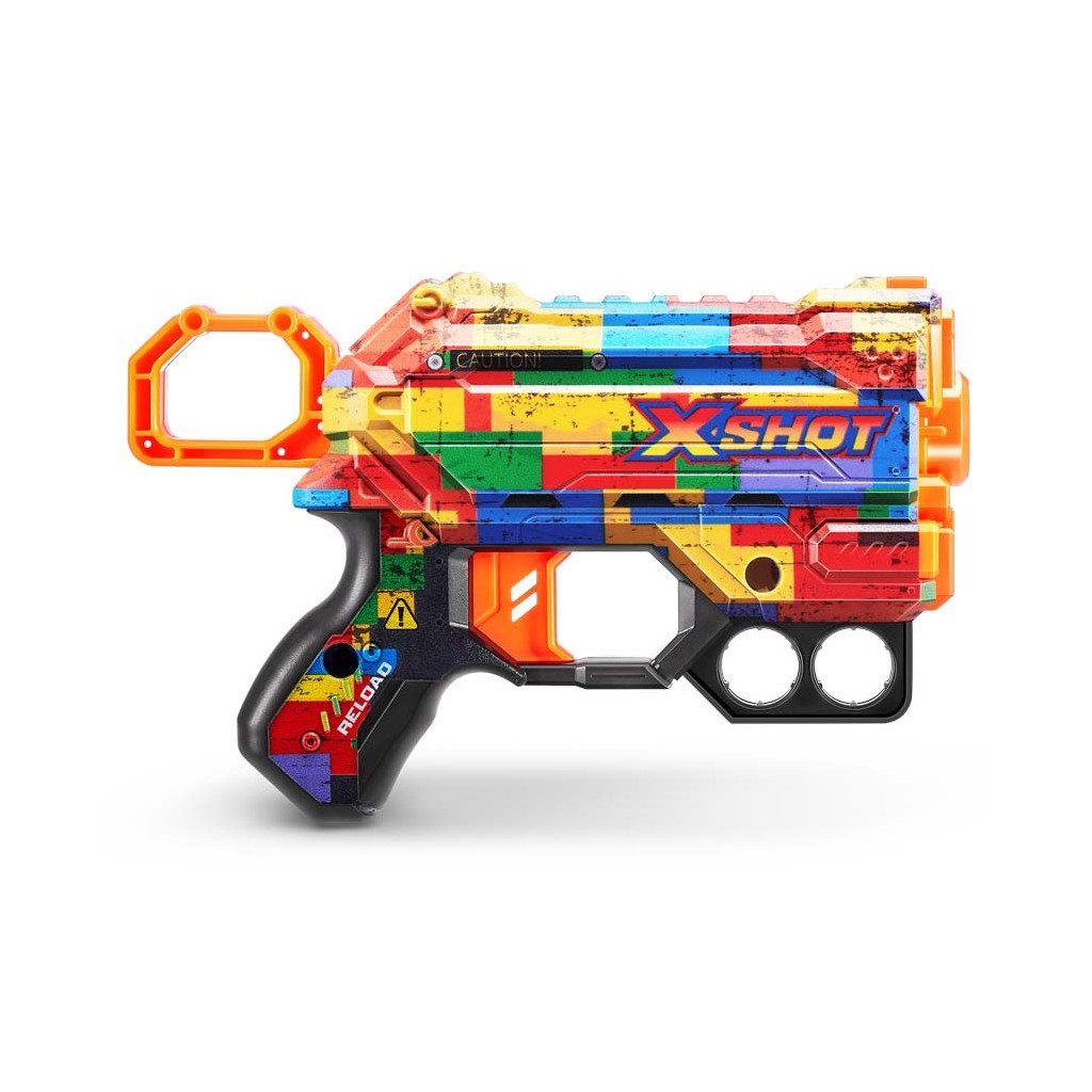 Іграшкова зброя Zuru X-Shot Швидкострільний бластер Skins Menace Striper (8 патронів) (36515N) - зображення 2