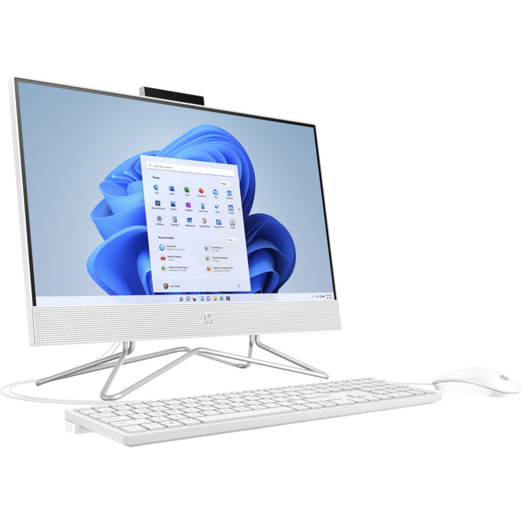 Комп'ютер HP 22-dd2007ua AiO / i3-1215U, 8, 512, WiFi, Cam, KM (6C8T5EA) - зображення 2