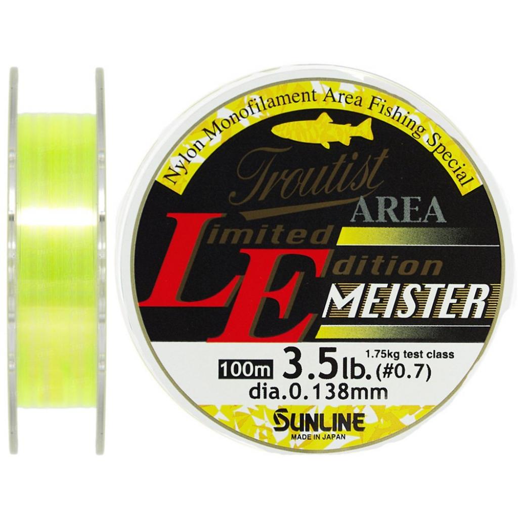 Волосінь Sunline Troutist Area LE Meister 100m #0.7/0.138mm 1,75кг (1658.05.63) - зображення 1