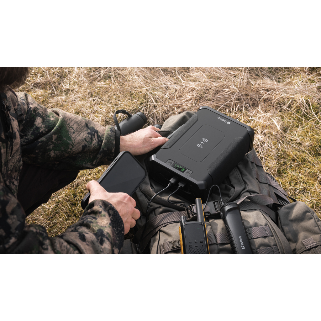 Батарея універсальна Sandberg 96000mAh, Survivor, DC/84W, PD/60W, Cigar Lighter 180W, Wireless, LiFePo4 (420-78) - зображення 10