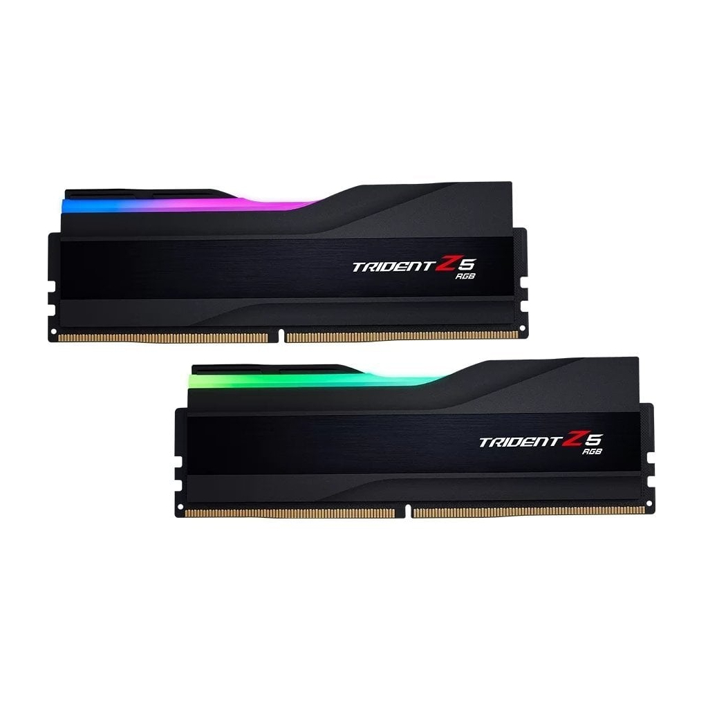 Модуль пам'яті для комп'ютера DDR5 48GB (2x24GB) 7200 MHz Trident Z5 RGB Black G.Skill (F5-7200J3646F24GX2-TZ5RK) - зображення 1