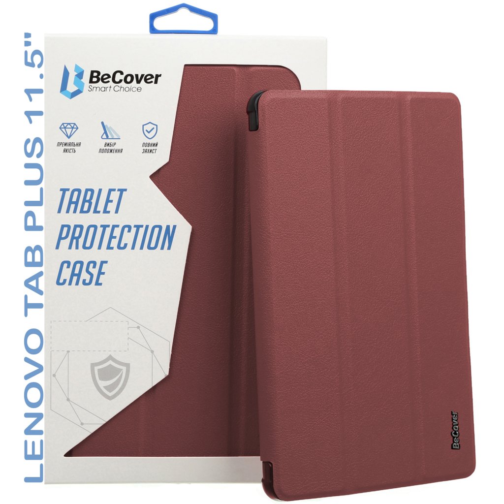 Чохол до планшета BeCover Smart Case Lenovo Tab Plus 11.5" Red Wine (711886) - зображення 5