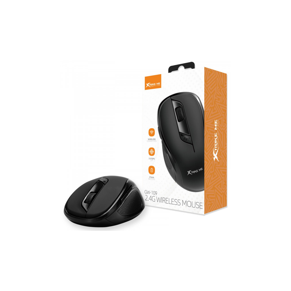 Мишка Xtrike ME GW-109 Wireless Black (GW-109) - зображення 7