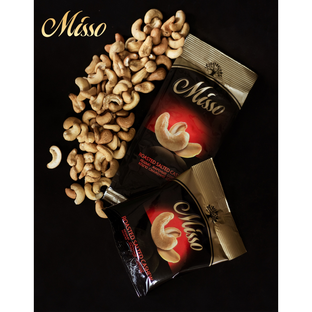Горіхи Misso Ядра кеш'ю смажені з морською сіллю 75 г (4820232570166) - изображение 3