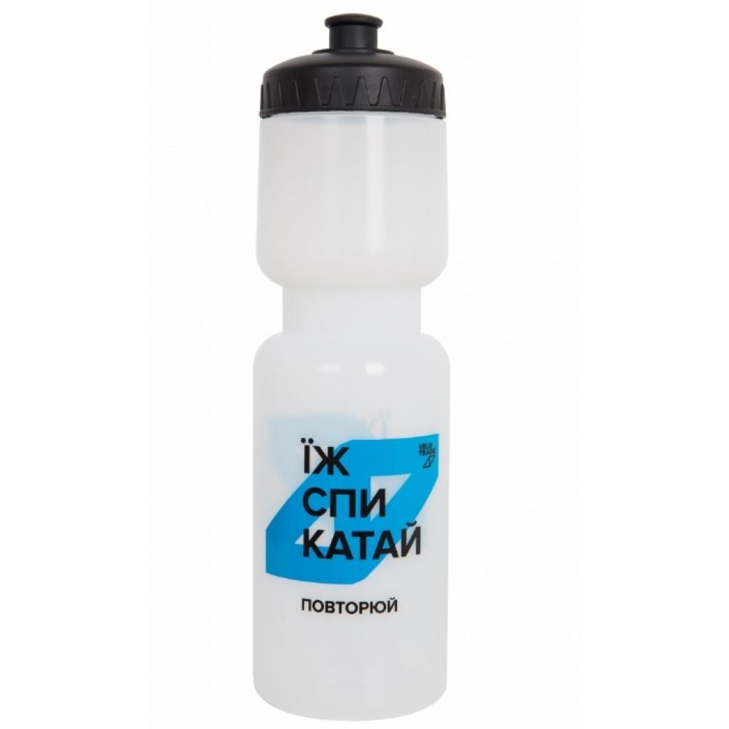 Фляга велосипедна Velotrade 750ml "їж, спи, катай" DC-BT07 (BOC-007) - зображення 1