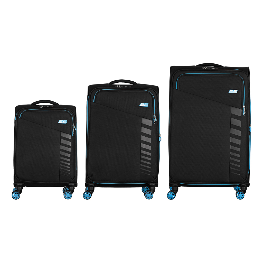 Набір валіз 2E Trek (L+M+S), чорні (2E-SPE-TREK-SET6-BK) - зображення 4