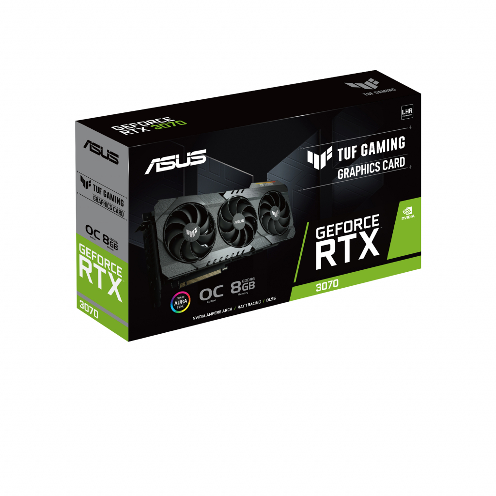Відеокарта ASUS GeForce RTX3070 8Gb TUF OC V2 GAMING LHR (TUF-RTX3070-O8G-V2-GAMING) - зображення 9
