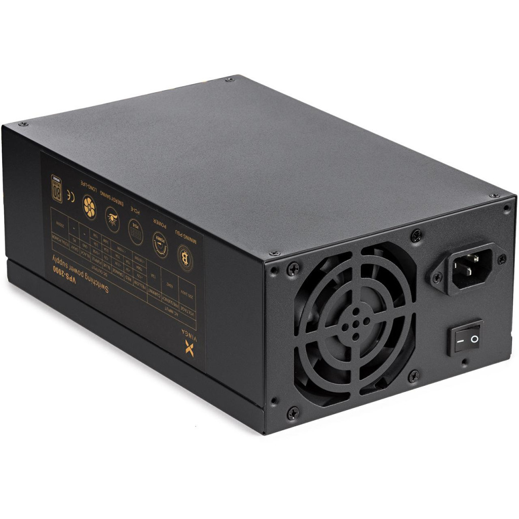 Блок живлення Vinga 2000W (VPS-2000 Mining edition) - изображение 3