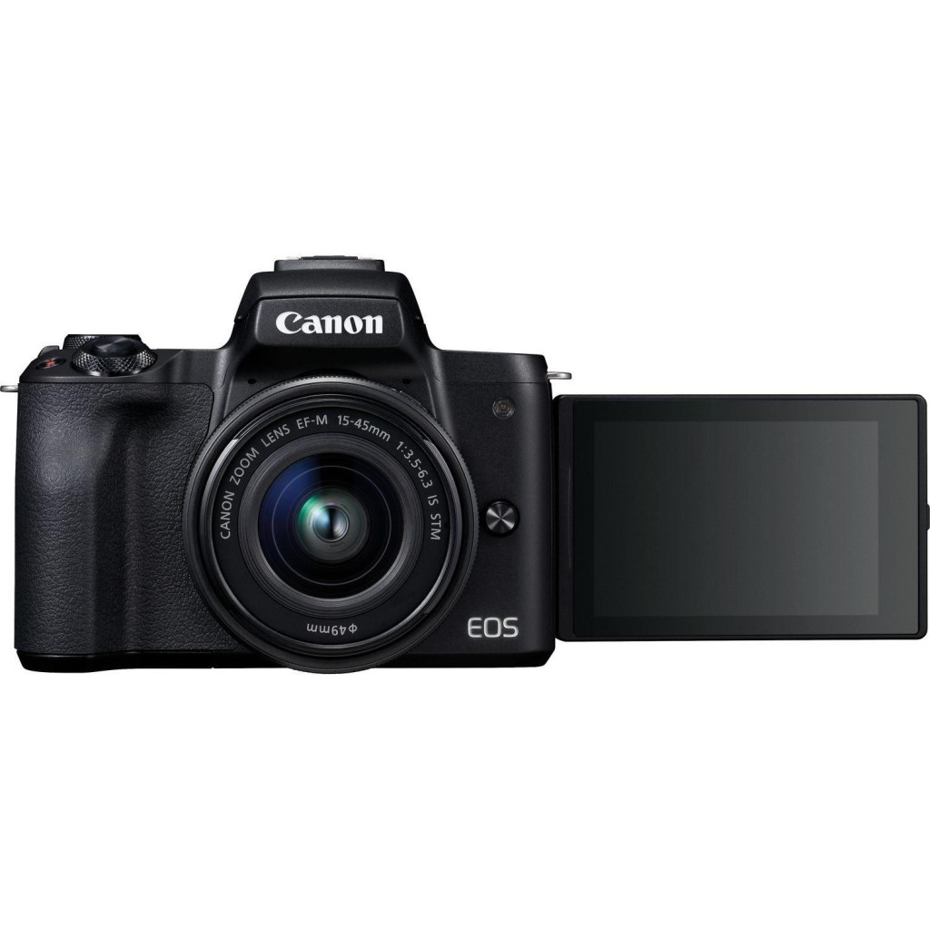 Цифровий фотоапарат Canon EOS M50 15-45 IS STM Kit black (2680C060) - зображення 7