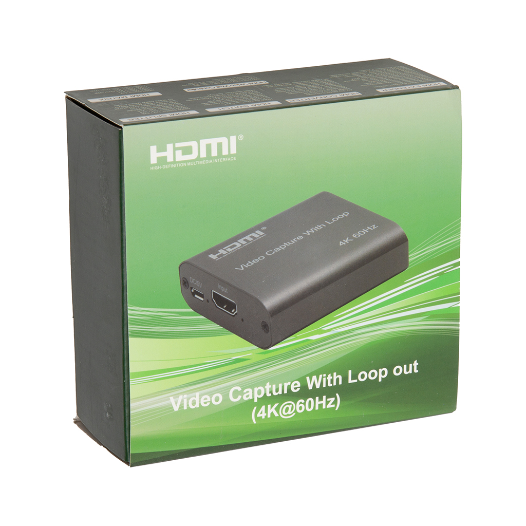Пристрій захоплення відео PowerPlant HDVC5 HDMI 4k/60hz (CA914166) - изображение 3