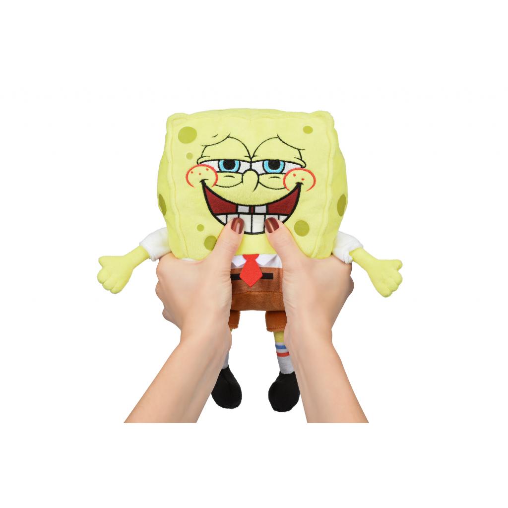М'яка іграшка Sponge Bob Exsqueeze Me Plush SpongeBob Fart зі звуком (EU690902) - зображення 4