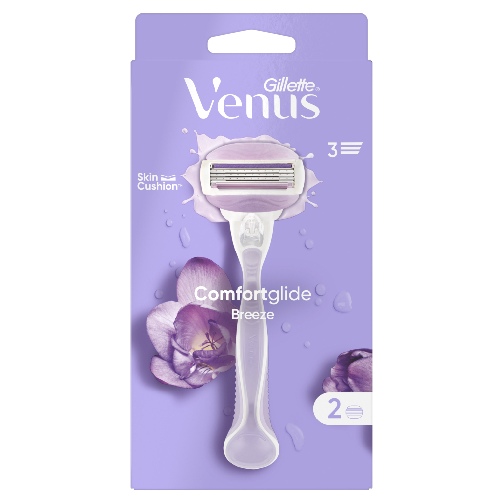 Бритва Gillette Venus ComfortGlide Breeze з 2 змінними картриджами (7702018886166) - зображення 2
