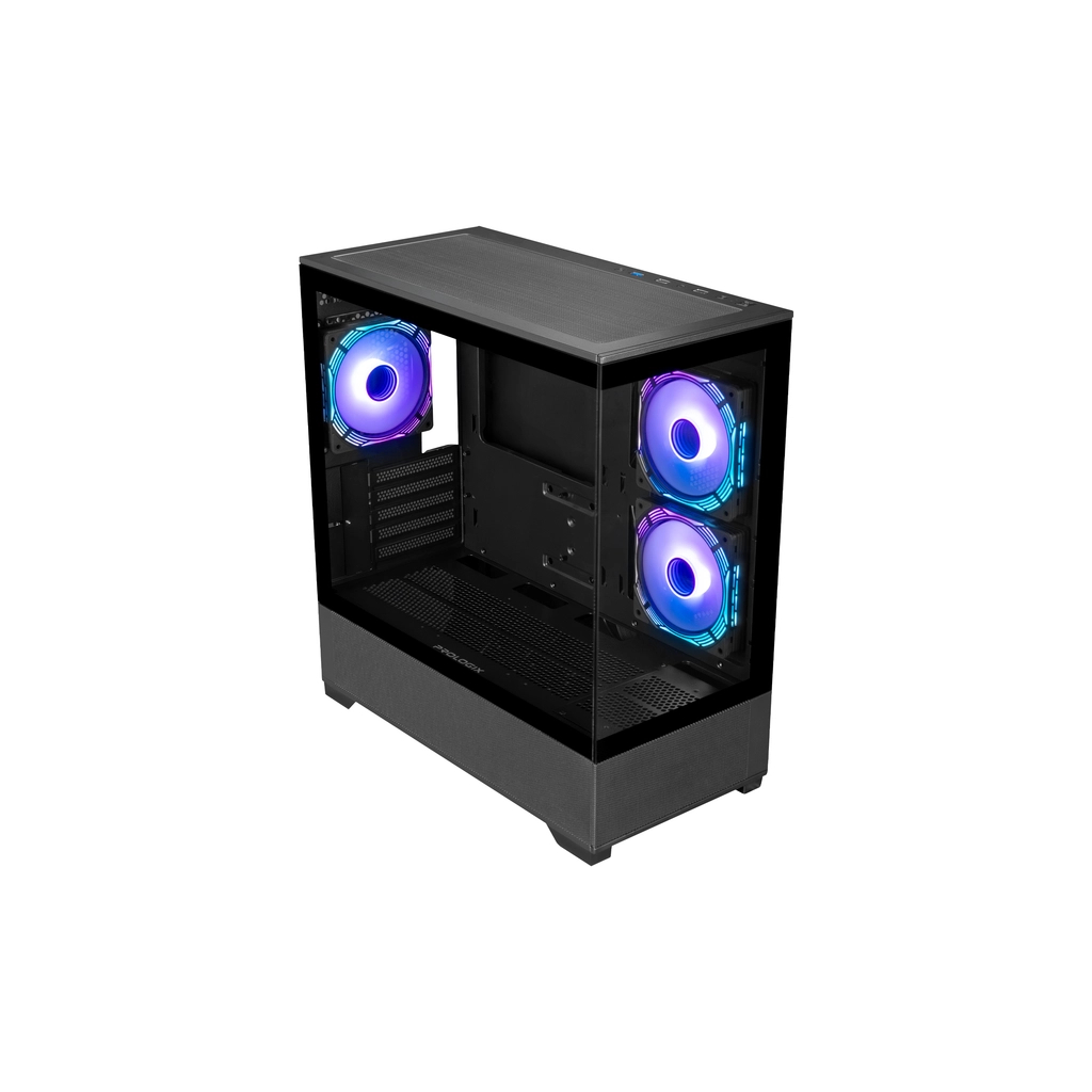 Корпус Prologix AXON GM-03AB Glass Black - зображення 2