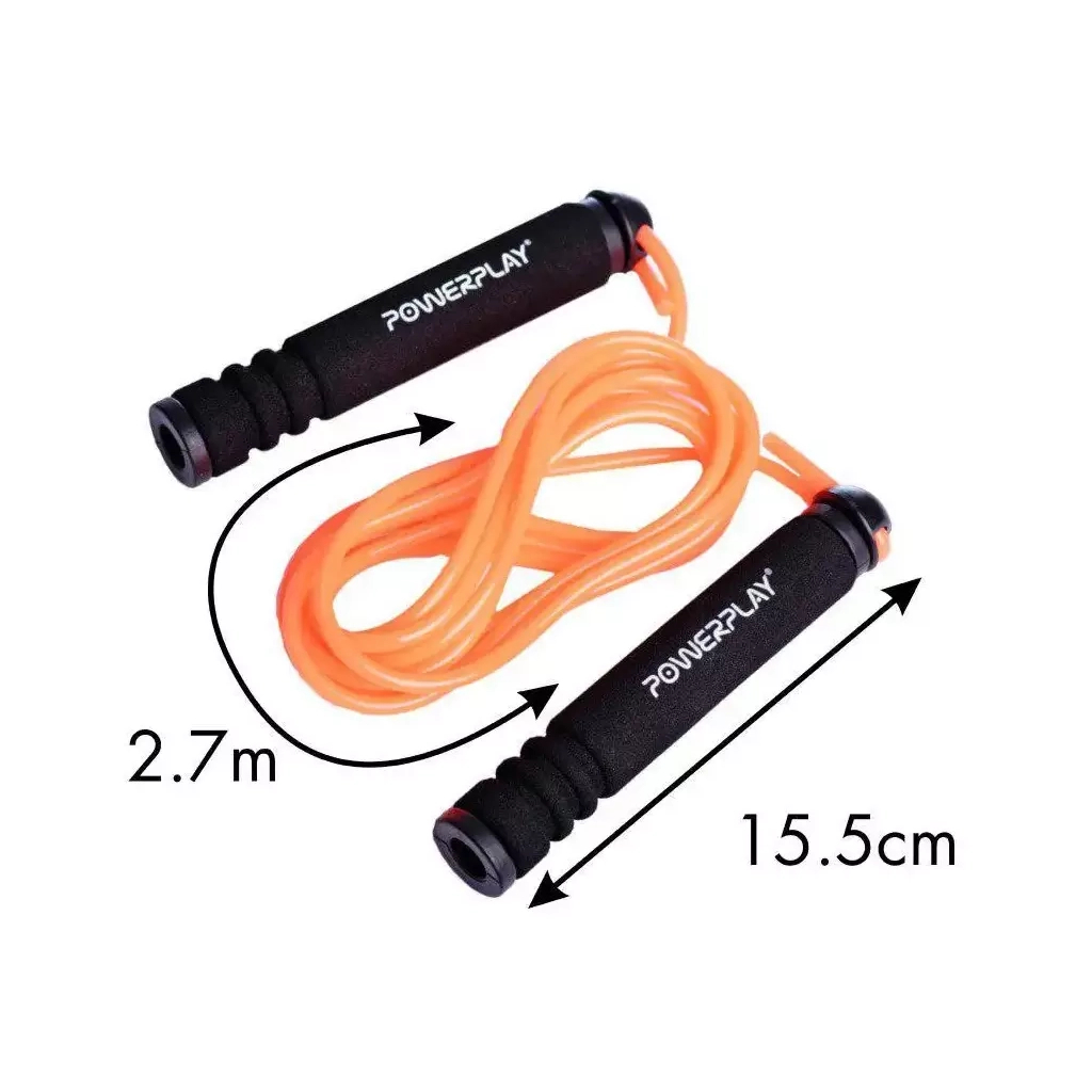 Скакалка PowerPlay 4201 Помаранчева (PP_4201_Orange) - зображення 5