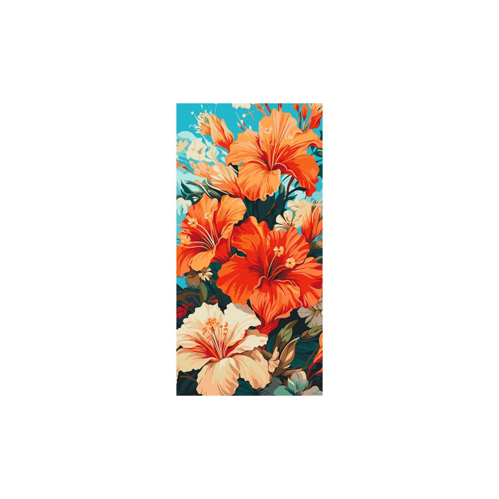 Картина по номерам ArtCraft Гібіскус 40х80 см (13073-AC) - зображення 1