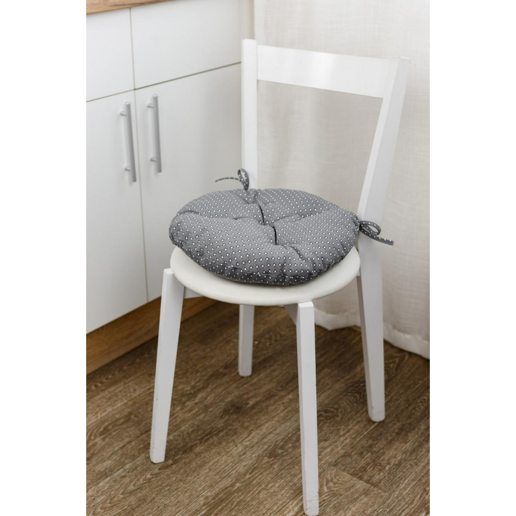 Подушка на стілець Прованс Merry Christmas сіра D-40 (031488) - зображення 3