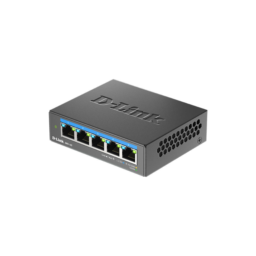 Комутатор мережевий D-Link DMS-105 - зображення 3