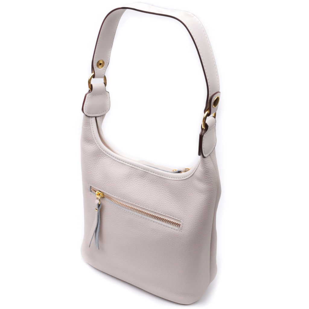 Сумка Vintage З натуральної шкіри Біла (22628) - зображення 2