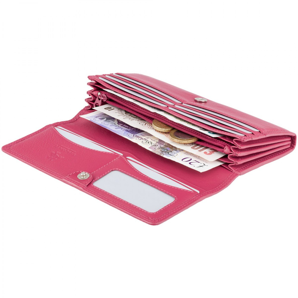 Гаманець Visconti HT35 Buckingham з RFID Fuchsia (HT35 FCS) - зображення 4