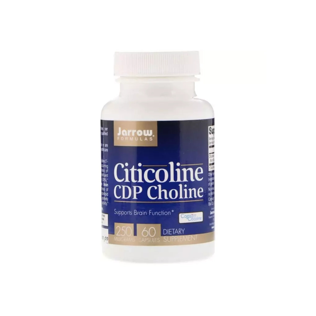 Вітамінно-мінеральний комплекс Jarrow Formulas Цитиколін, 250 мг, CDP Choline, 60 капсул (JRW-20012) - зображення 1