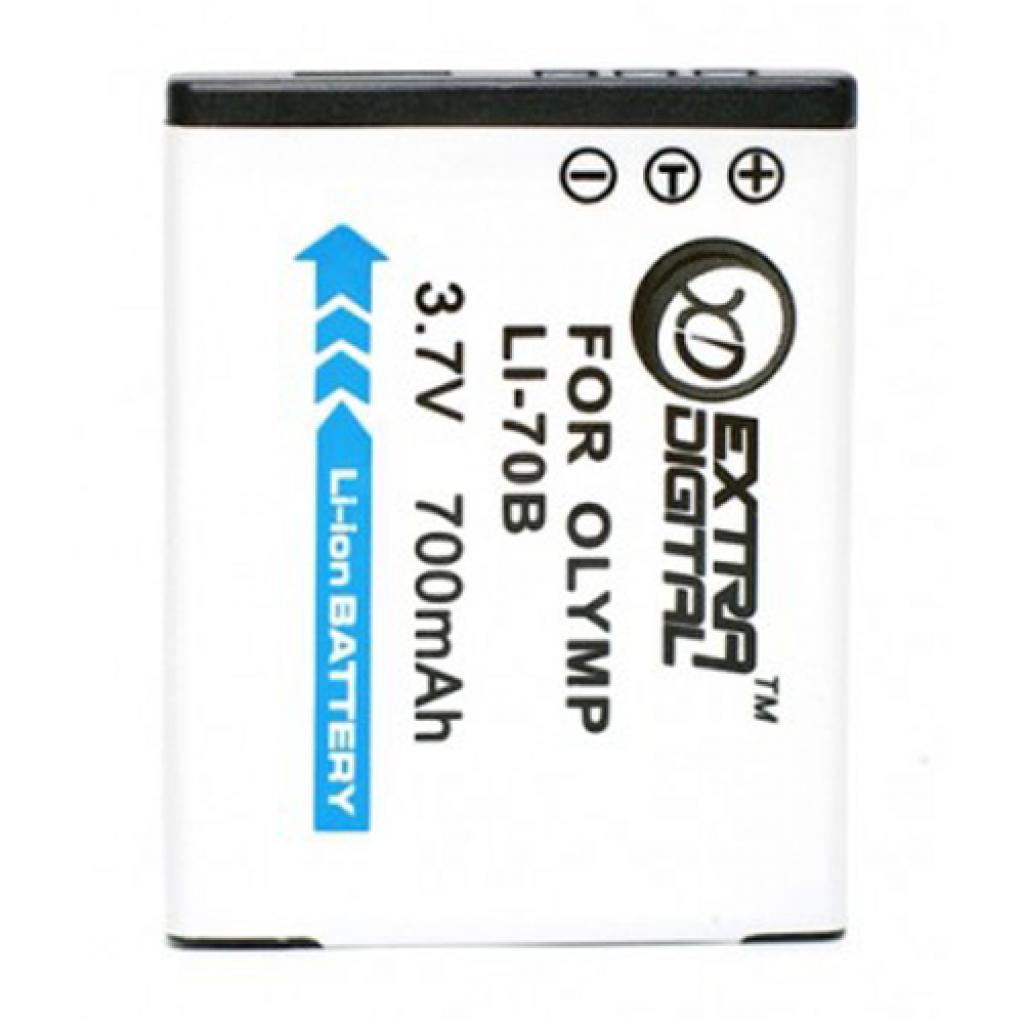 Акумулятор до фото/відео Extradigital Olympus LI-70B (BDO2541) - зображення 1