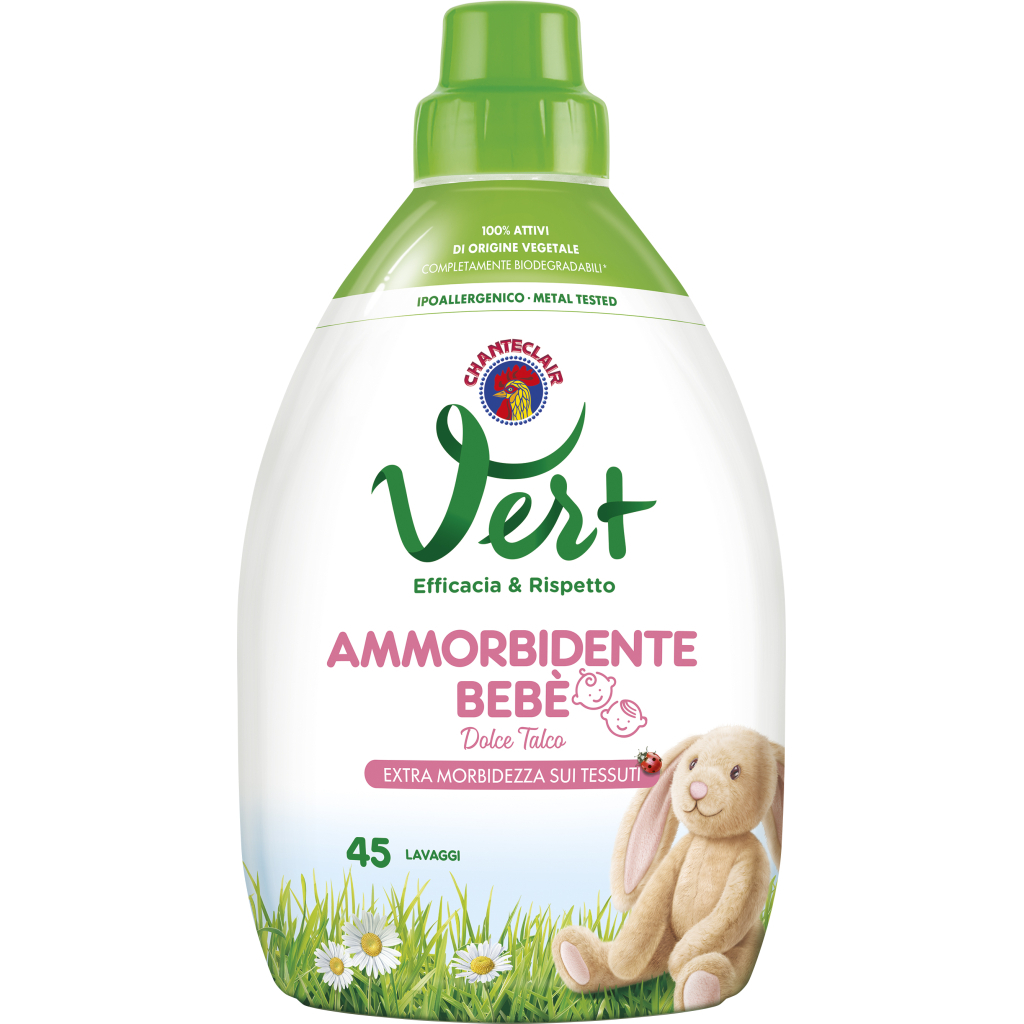 Кондиціонер для білизни ChanteClair Vert концентрований Солодкий тальк 900 мл (8015194524111) - зображення 1