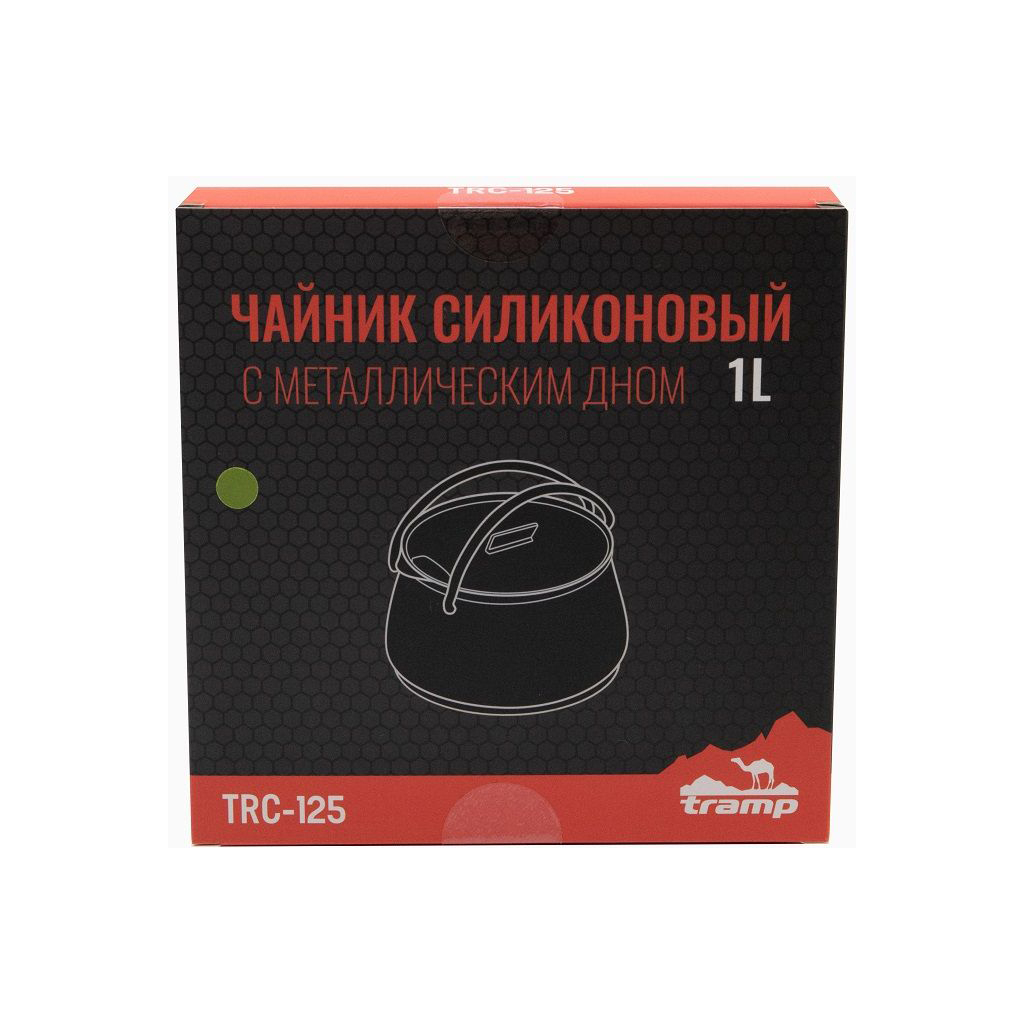 Чайник туристичний Tramp Silicon 1 л Olive (TRC-125-olive) - зображення 6
