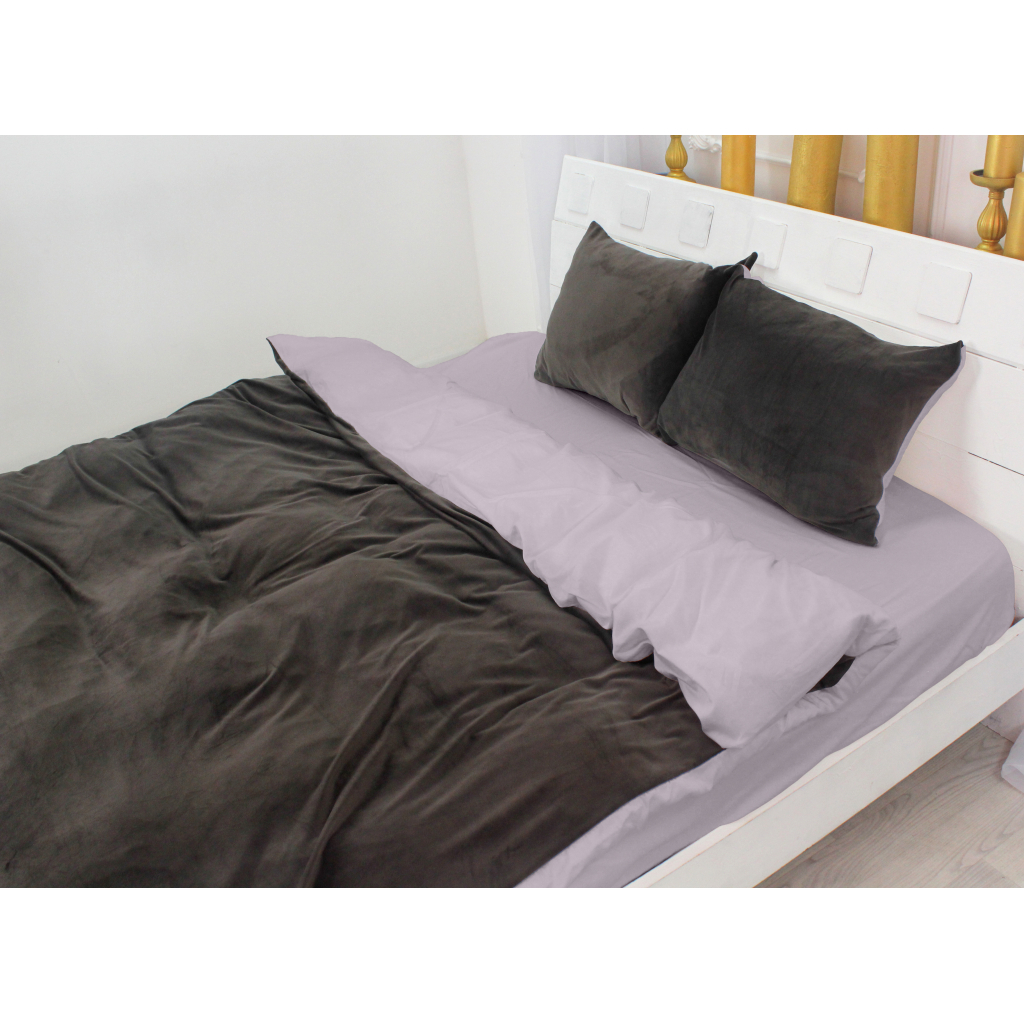 Постільна білизна MirSon Велюр Winter Delicate 28-0071 Dalia Односпальний (2200004037592) - зображення 2