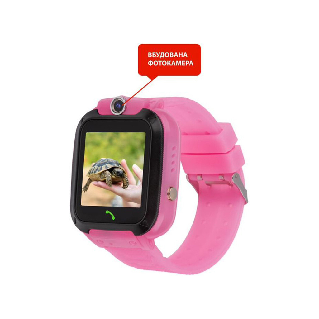 Смарт-годинник Amigo GO007 FLEXI GPS Pink (871498) - зображення 2