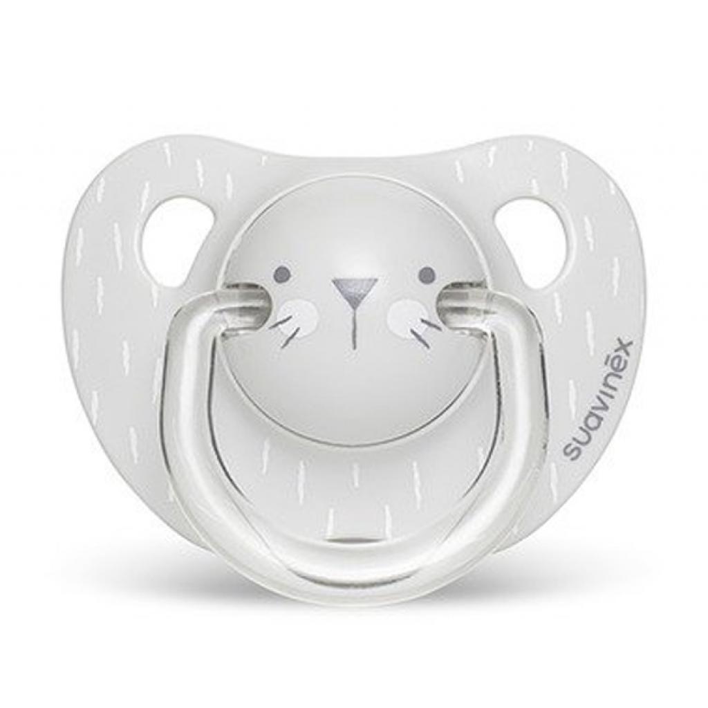 Пустушка Suavinex Hygge анатоміч. Затишні історії 6-18 міс. сіра (306566) - зображення 1