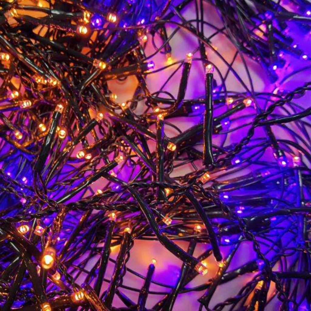 Гірлянда YES! Fun 100 LED, помаранчевий + фіолет. 5м, 8 режимів (801178) - зображення 3