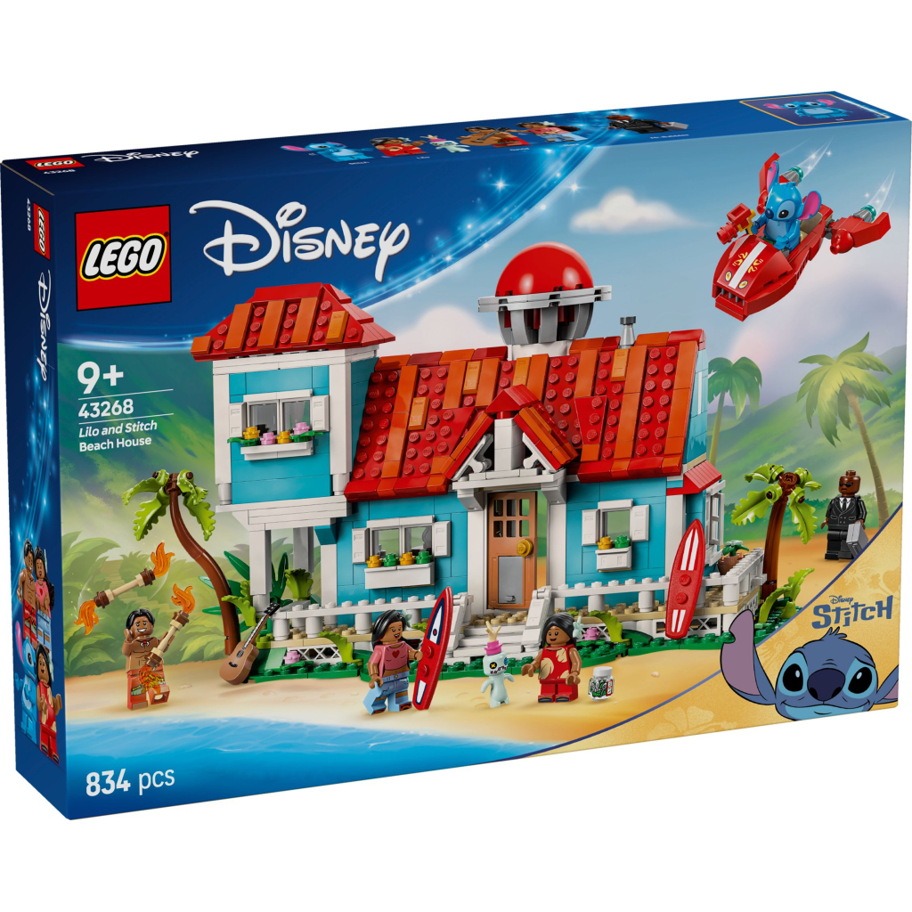 Конструктор LEGO Disney Classic Пляжний будинок Ліло і Стіч (43268) - зображення 1