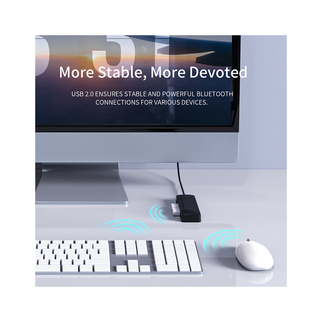 Концентратор Orico USB 2.0 4 ports (FL02-WH-BP) (CA913527) - зображення 3