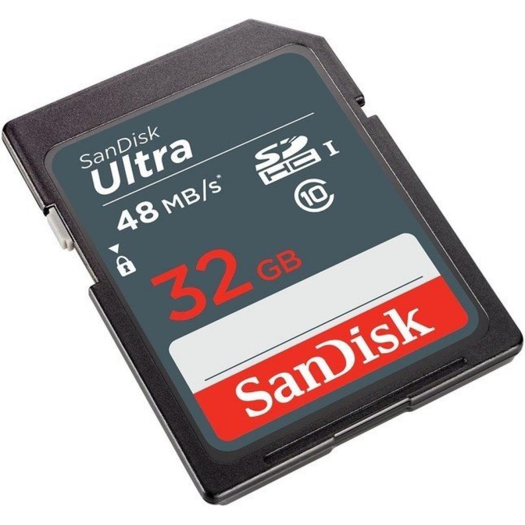 Карта пам'яті SanDisk 32GB SDHC class 10 UHS-I Ultra Lite (SDSDUNR-032G-GN3IN) - зображення 2