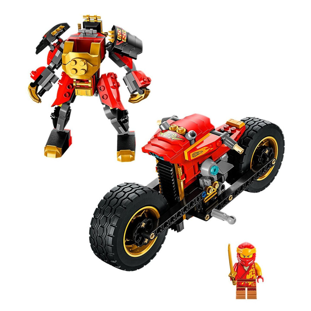 Конструктор LEGO Ninjago Робот-вершник Кая EVO 312 деталей (71783) - зображення 3