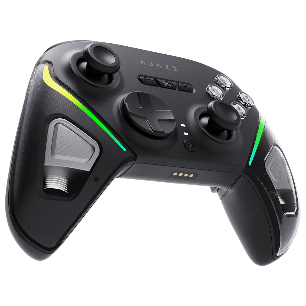 Геймпад Ajazz GP100S 2.4G/BT/USB Switch/PC/iOS/Android RGB Black (GP100S-B) - зображення 6