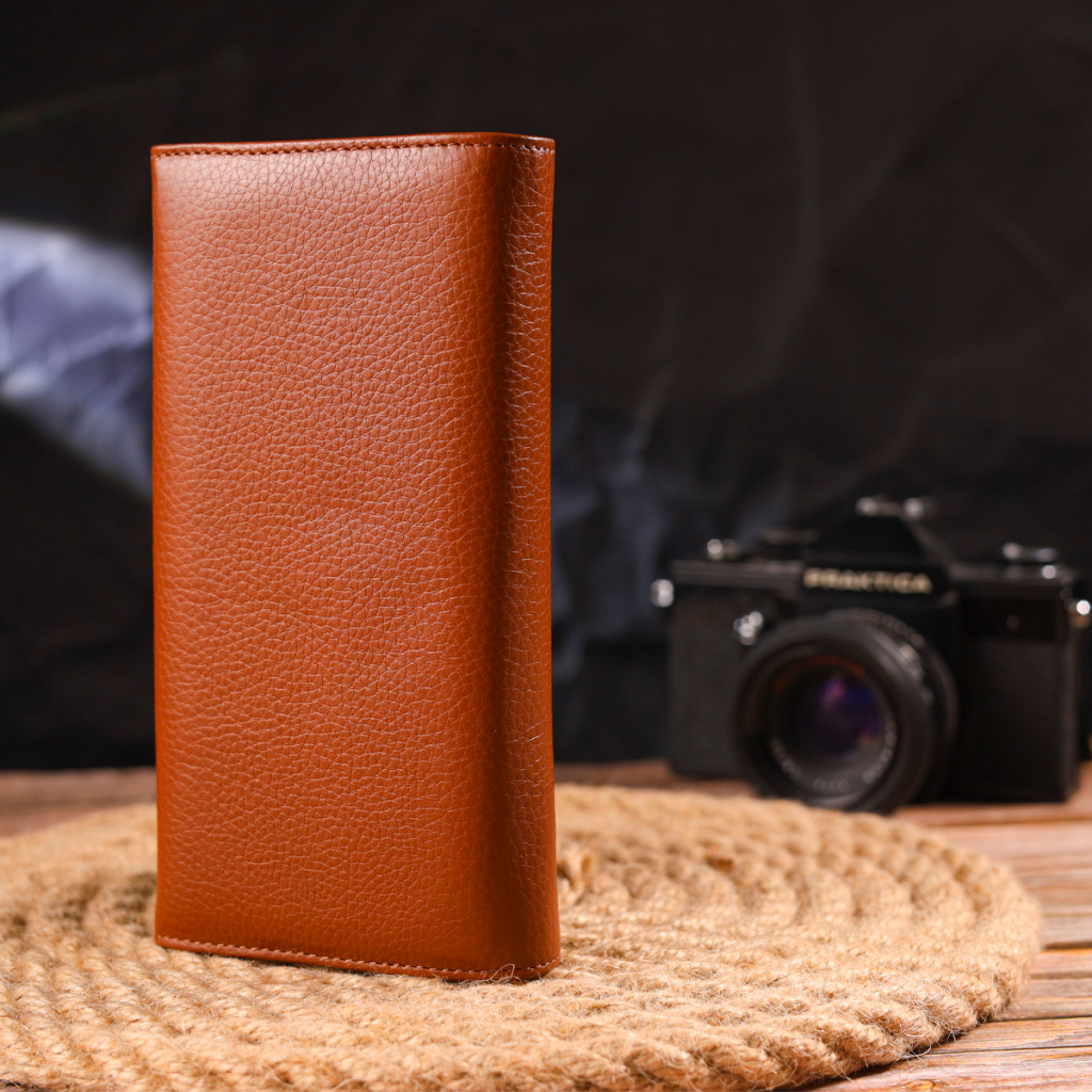 Портмоне Canpellini З натуральної шкіри Світло-коричневе (21524) - зображення 9