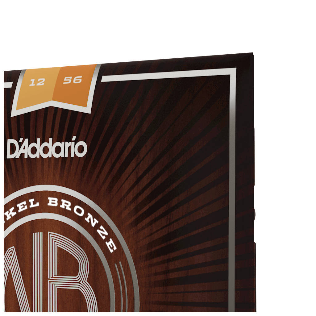 Струни для гітари D'Addario Nickel Bronze Light Top / Medium Bottom (12-56) (NB1256) - зображення 3