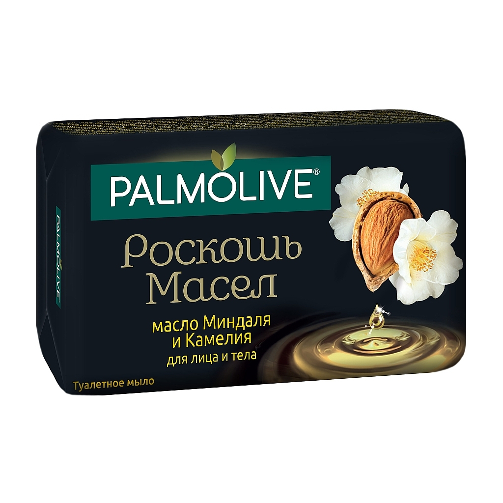 Тверде мило Palmolive Розкіш Олій з олією Мигдалю та Камелією 90 г (8693495050166) - зображення 1