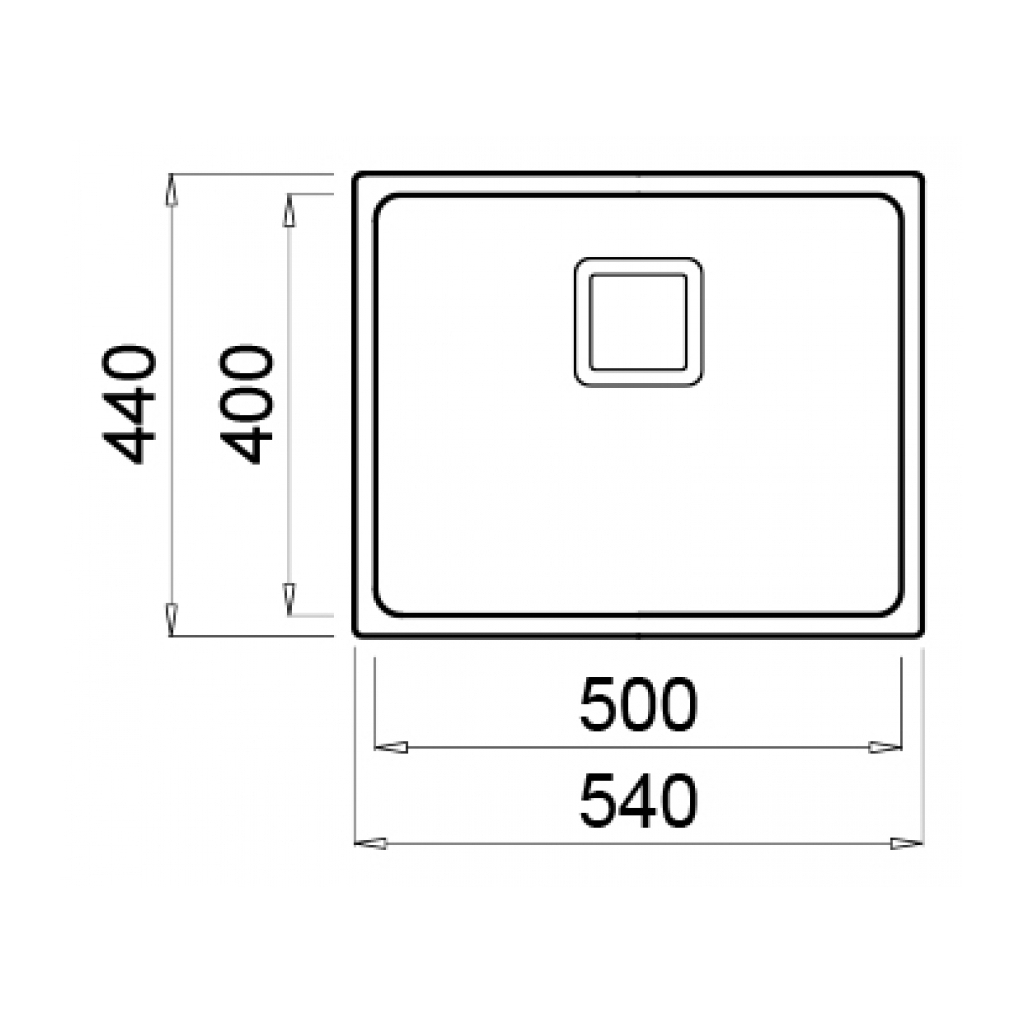 Мийка кухонна Elleci W-SQUARE 500 - зображення 2
