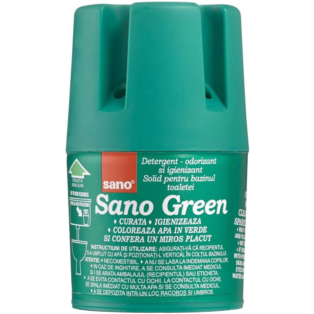 Засіб для чищення унітазу Sano Green 150 г (7290010935833) - зображення 1