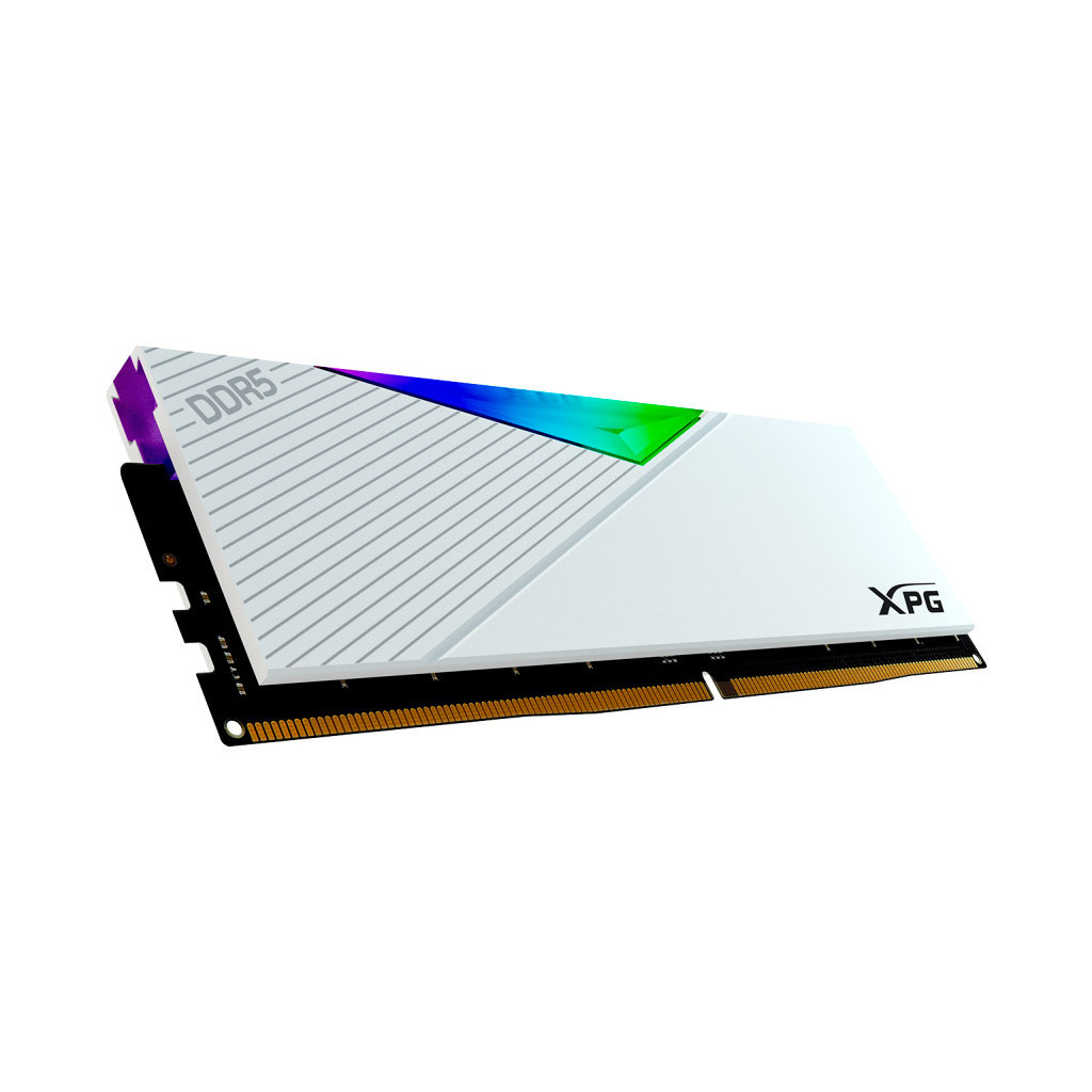 Модуль пам'яті для комп'ютера DDR5 32GB (2x16GB) 5200 MHz XPG Lancer RGB White ADATA (AX5U5200C3816G-DCLARWH) - зображення 3
